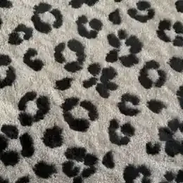 Leopard print milk velvet warm mattress protective cover