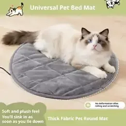 USB pet electric heating pad with cat