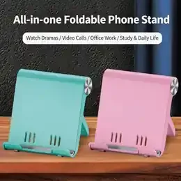 Adjustable Phone Holder Stand Portable Foldable Desktop Phone Support Universal Cell Phone Stand for iPhone, Samsung product image