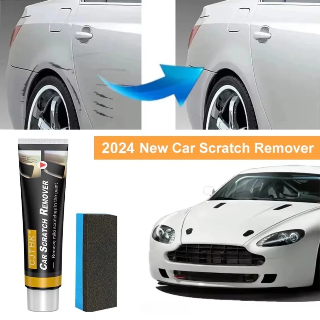 Car Scratch Remover Wax and Sponge