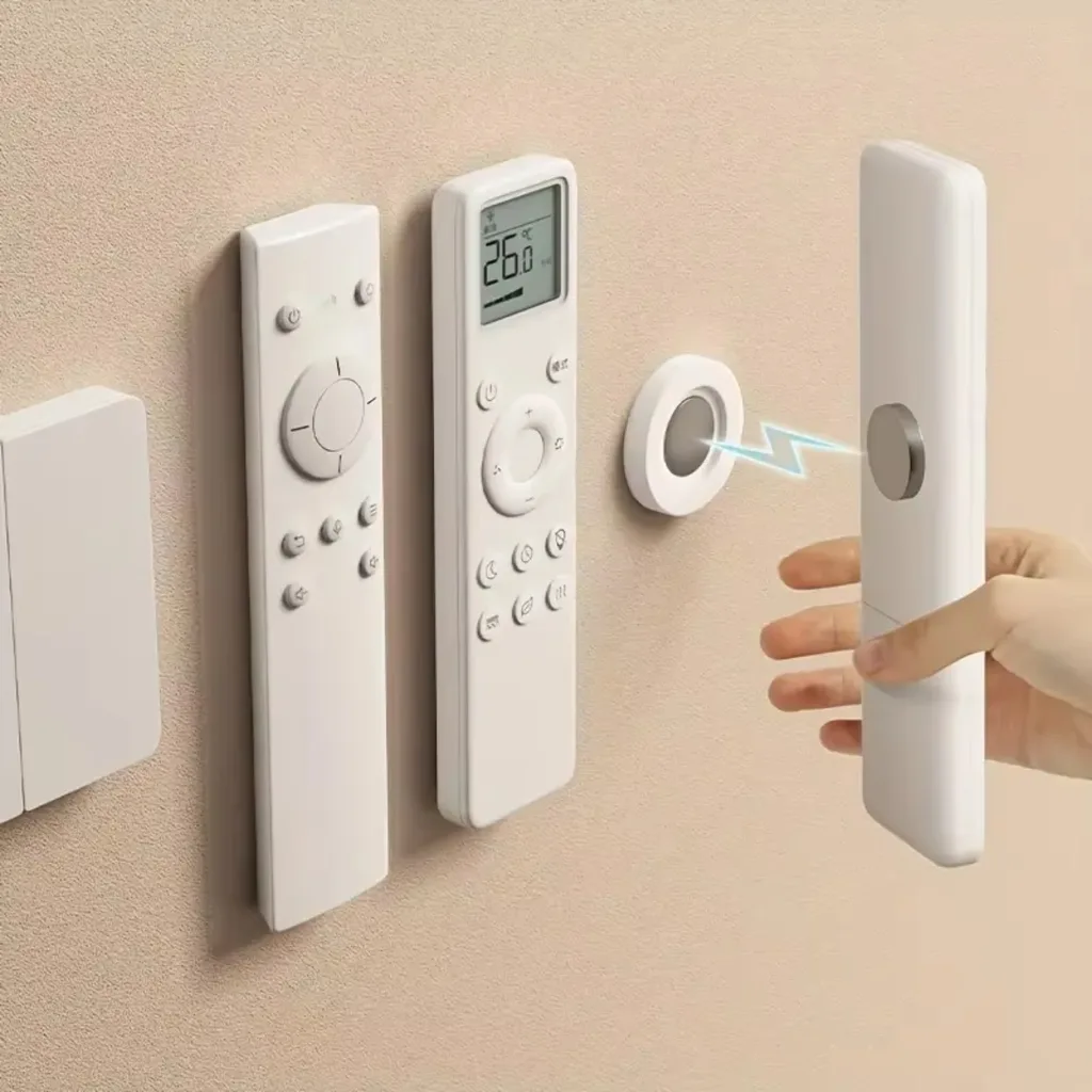 No drill magnetic remote holder wall mount