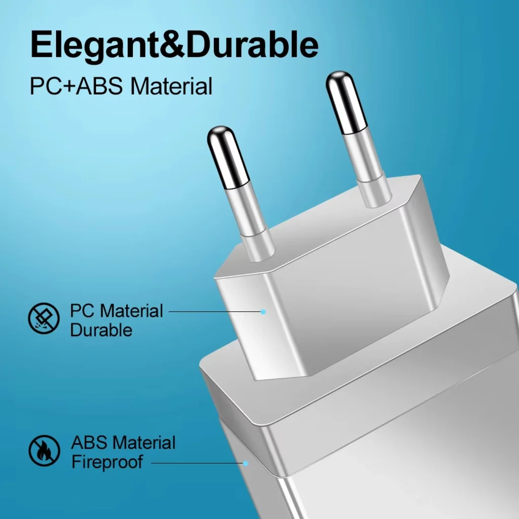 3A USB Charger 4-Port Quick Charge 3.0 Wall Adapter product image