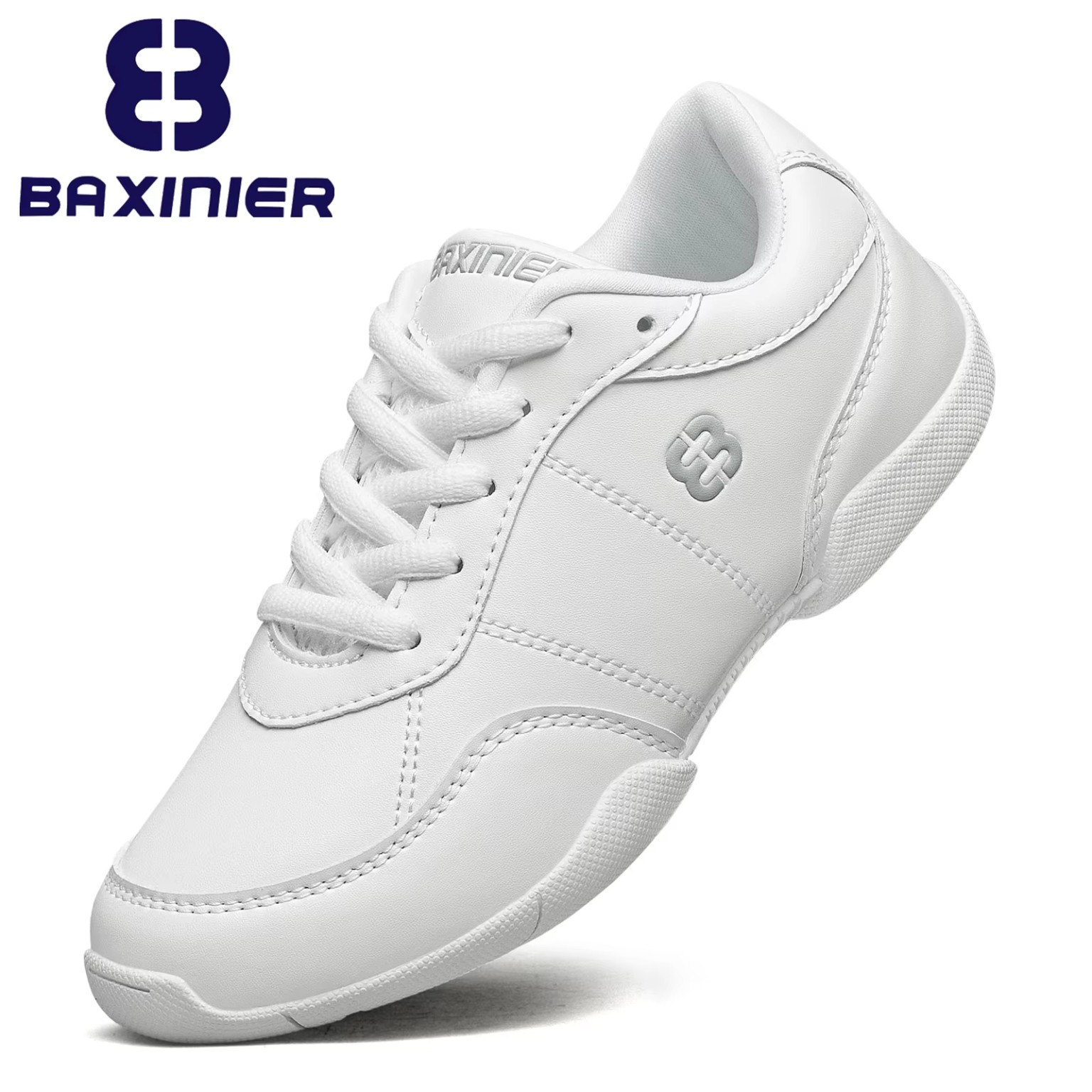 Girls White Cheerleading Shoes