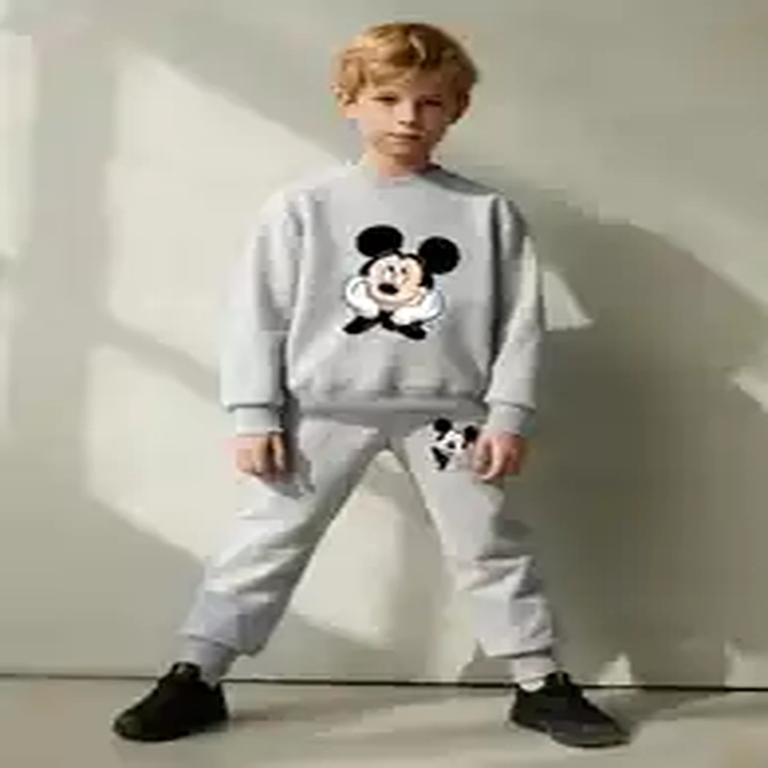 Kids Cartoon Sweatshirt & Sweatpants Set – 2-Piece Boys Tracksuit product image
