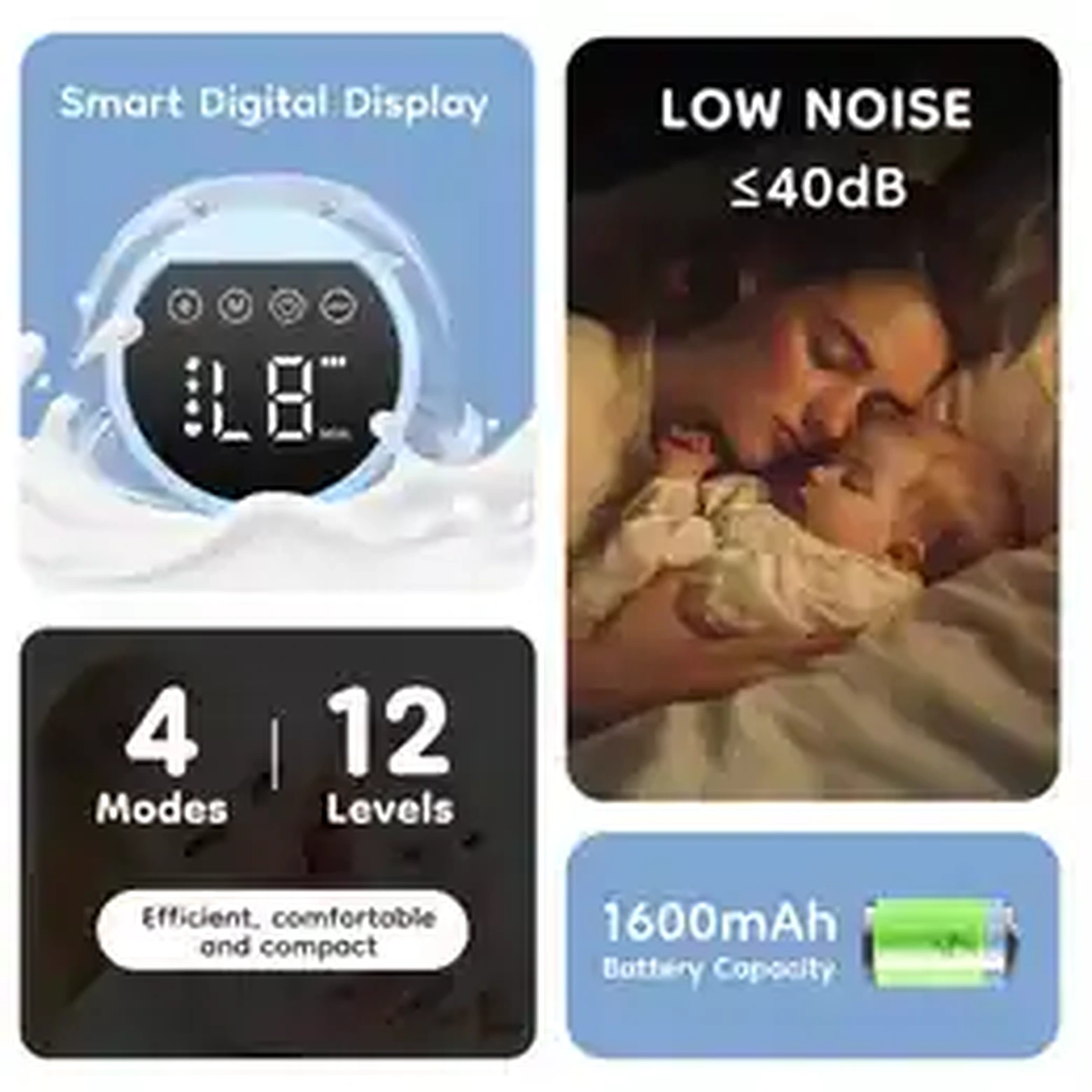 Wearable Electric Breast Pump – Hands-Free Portable product image