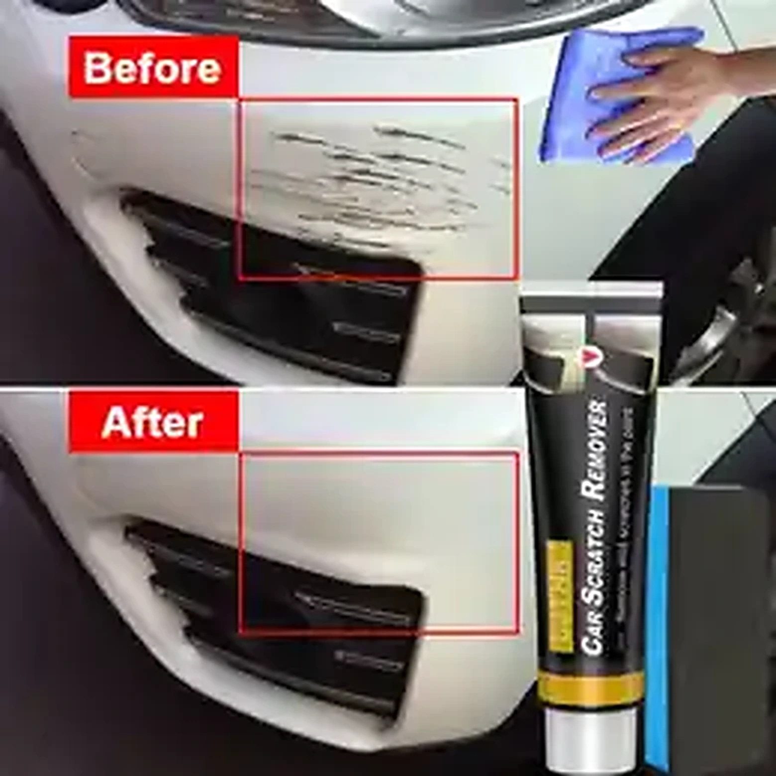 Car Scratch Remover Wax & Polishing Sponge product image