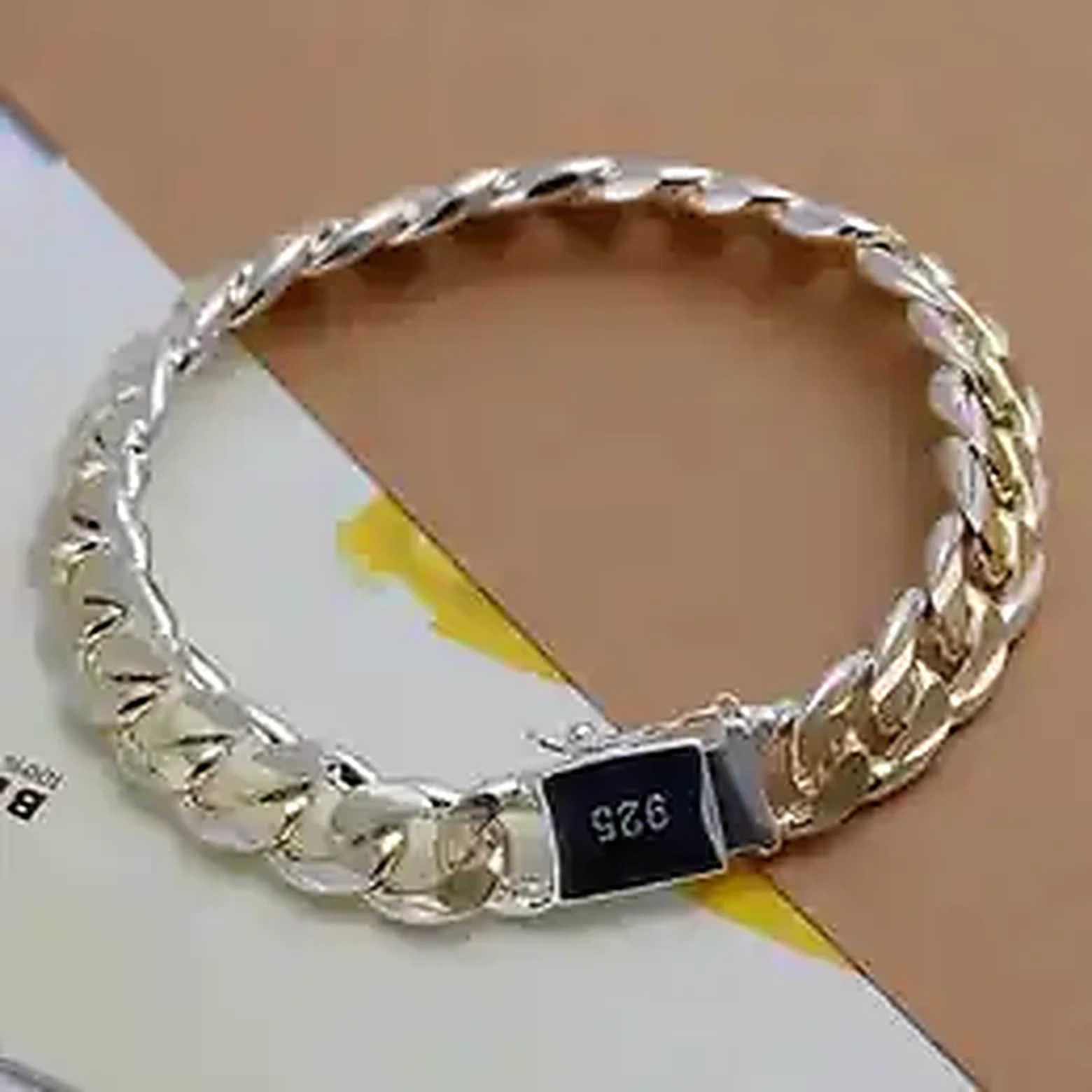 925 Sterling Silver Noble Chain Bracelet