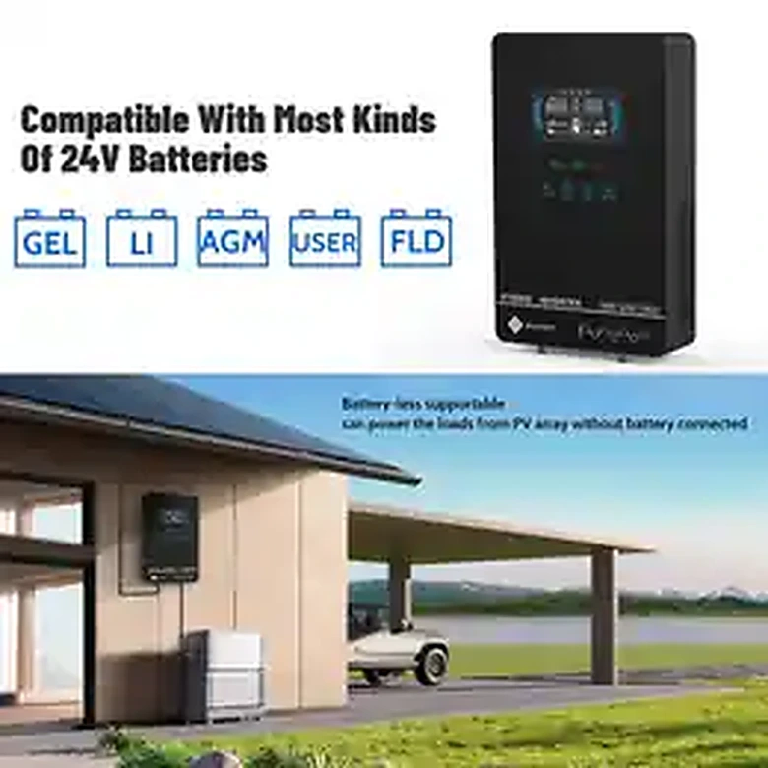 SUMRY HGX Series 4000W 24V Hybrid Solar Inverter