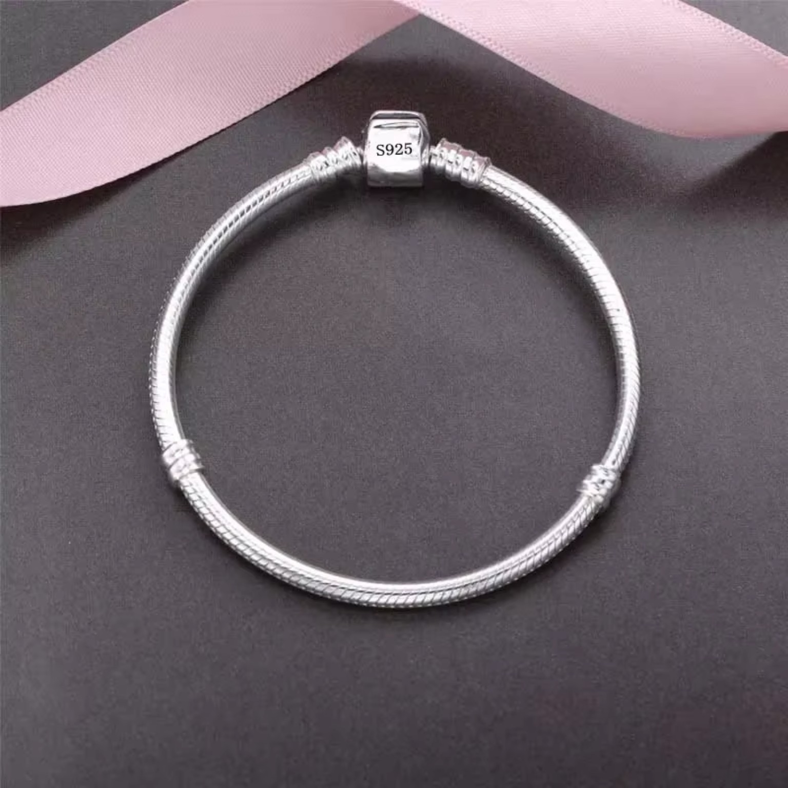 925 Sterling Silver Snake Chain Bracelet