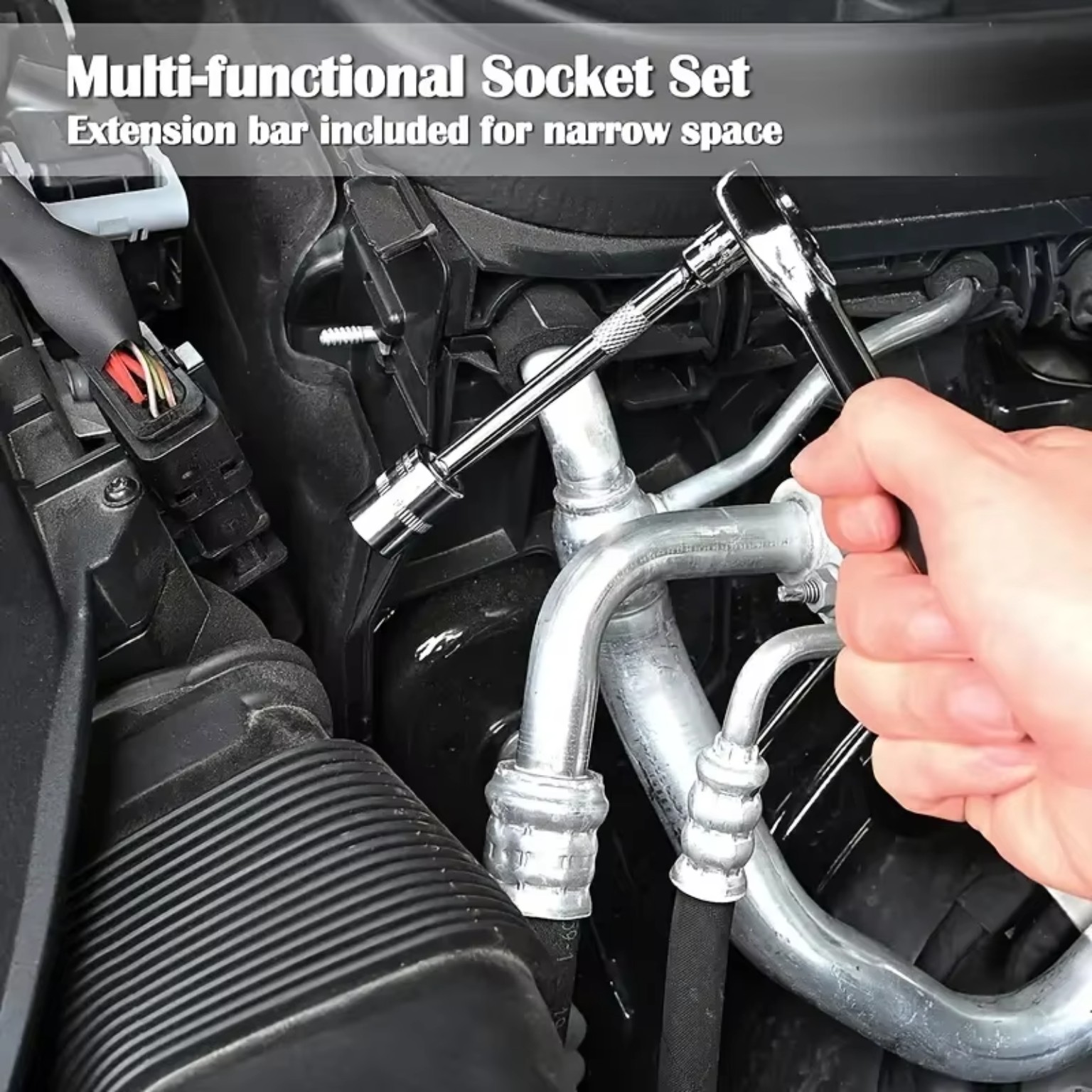 46Pcs Family Tools 1/4 Mechanic Tool Set
