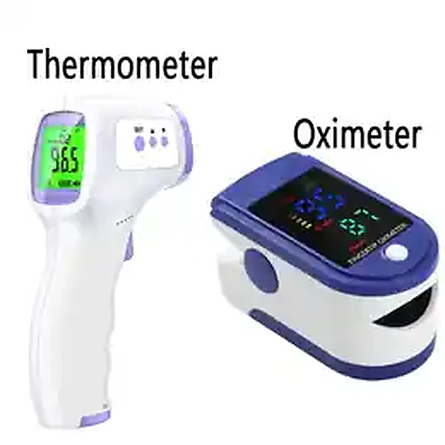 Digital Infrared Thermometer & Finger Pulse Oximeter product image