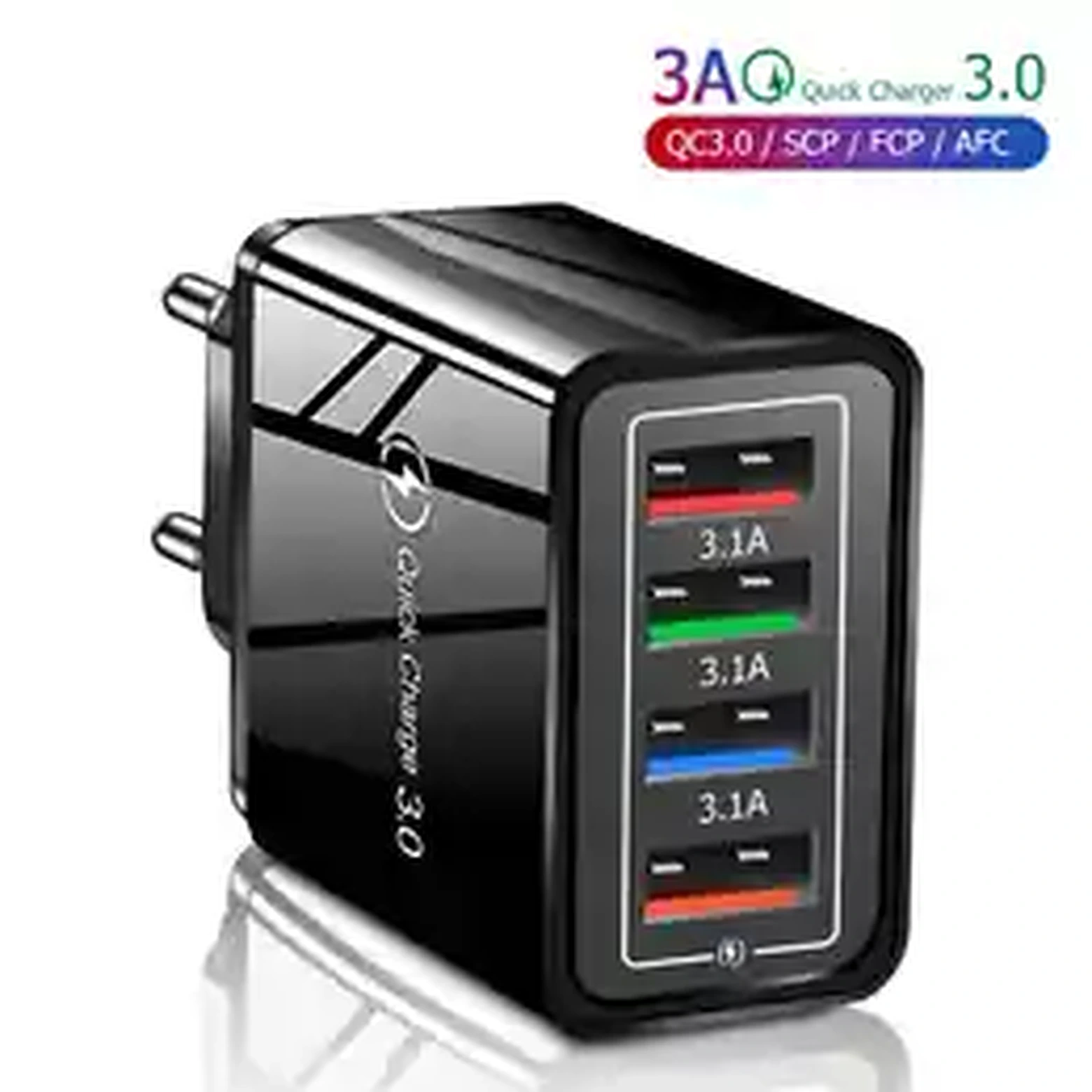 3A USB Charger 4-Port Quick Charge 3.0 Wall Adapter product image