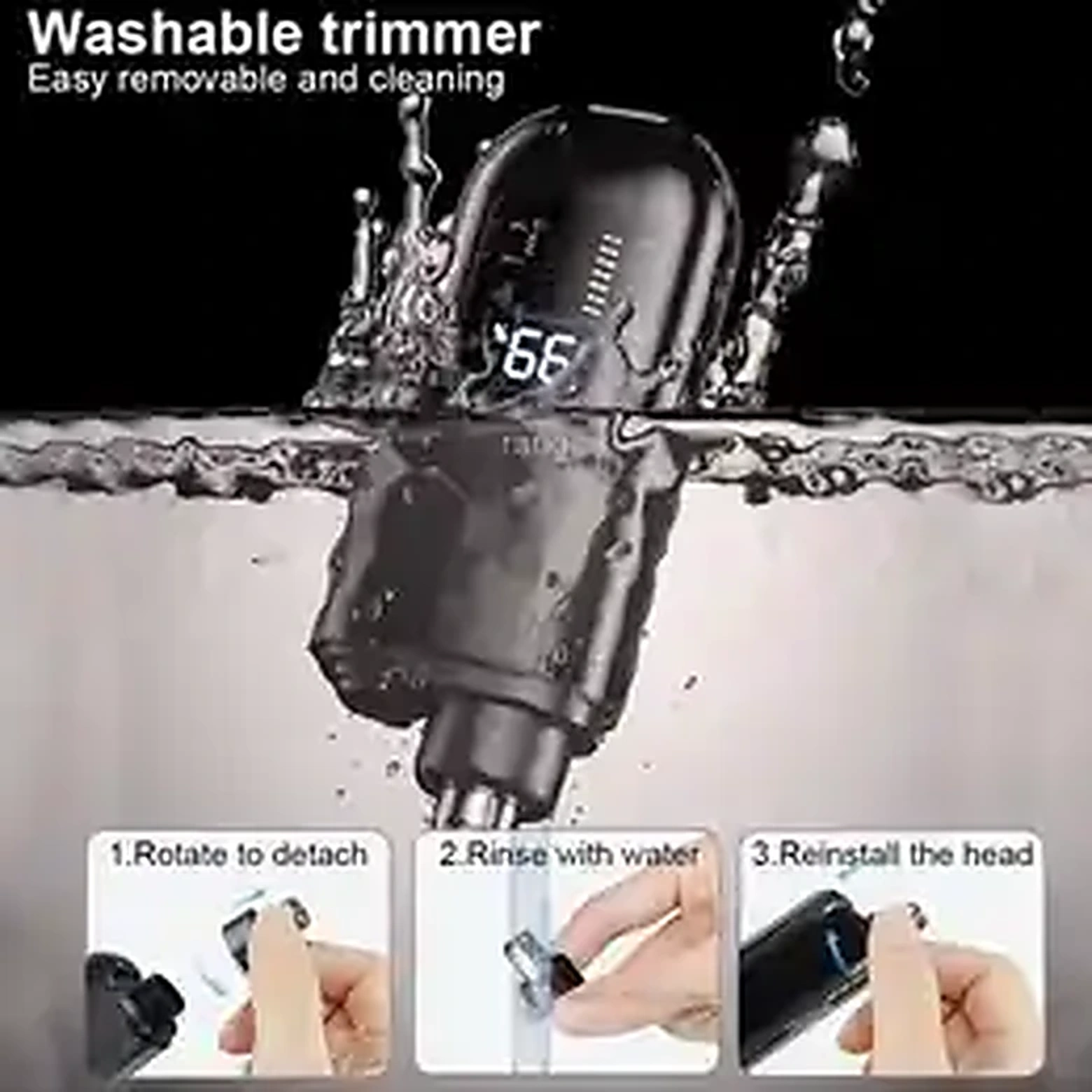 USB Rechargeable Nose & Ear Hair Trimmer product image