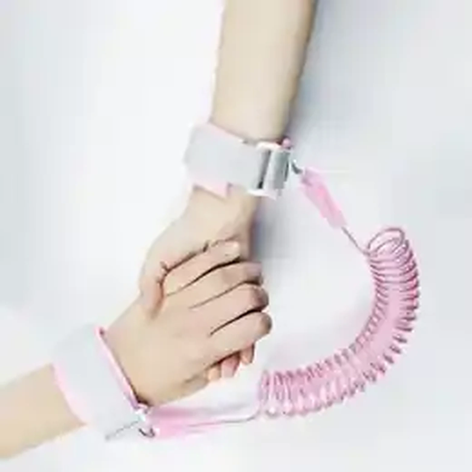Child Safety Harness Wrist Link & Adjustable Coiled Leash product image