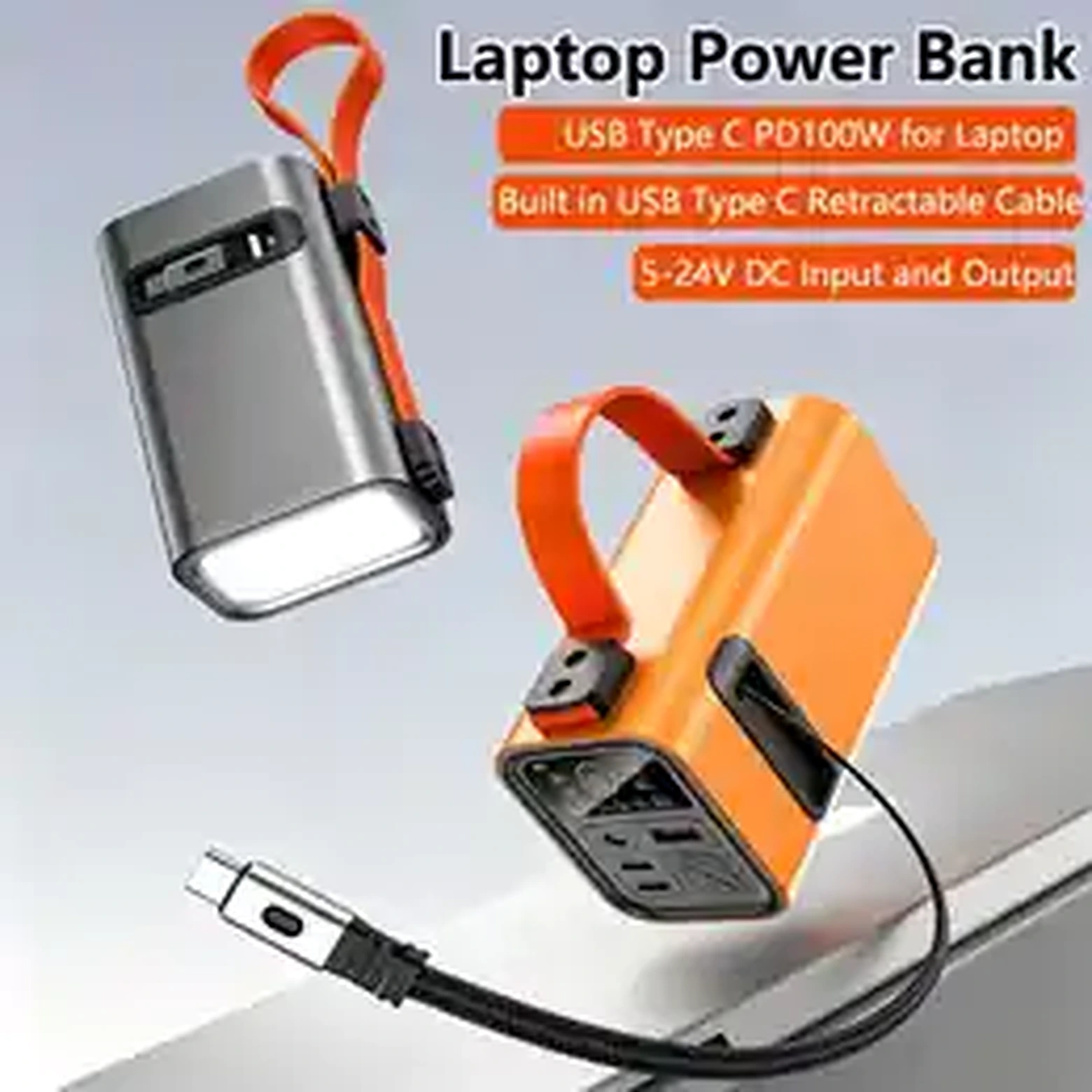 30000mAh Laptop Power Bank • USB-C PD 100W Fast Charging product image