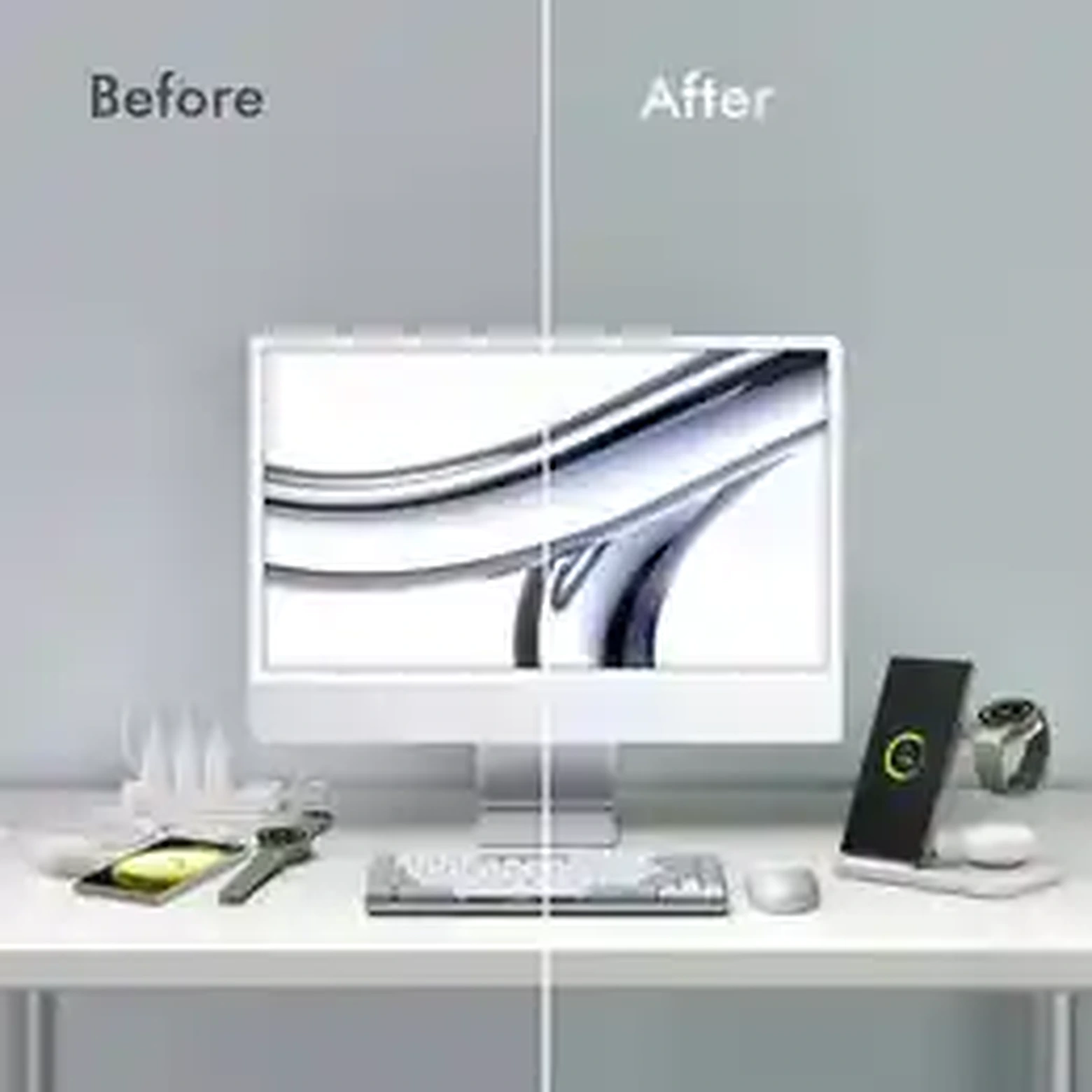Desktop 3-in-1 Wireless Charger Station for Samsung Galaxy product image