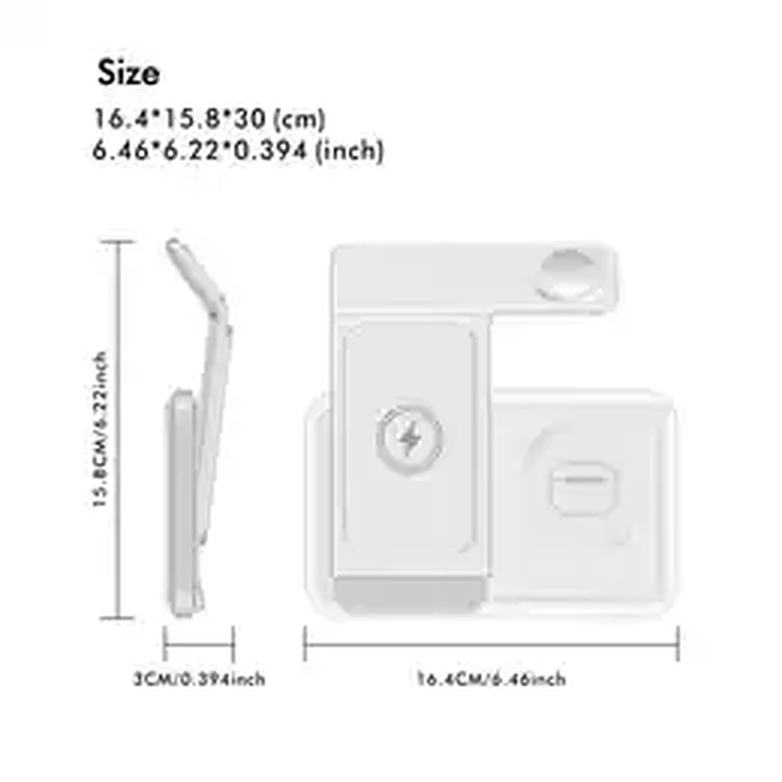 Desktop 3-in-1 Wireless Charger Station for Samsung Galaxy product image