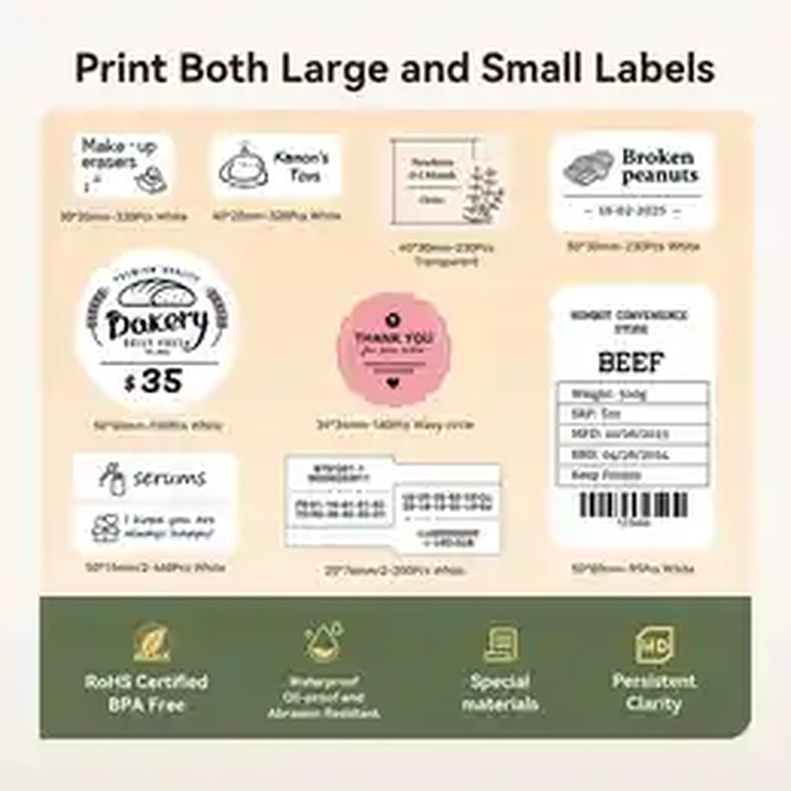 NIIMBOT B21/B1 Portable Thermal Label Printer • Bluetooth product image