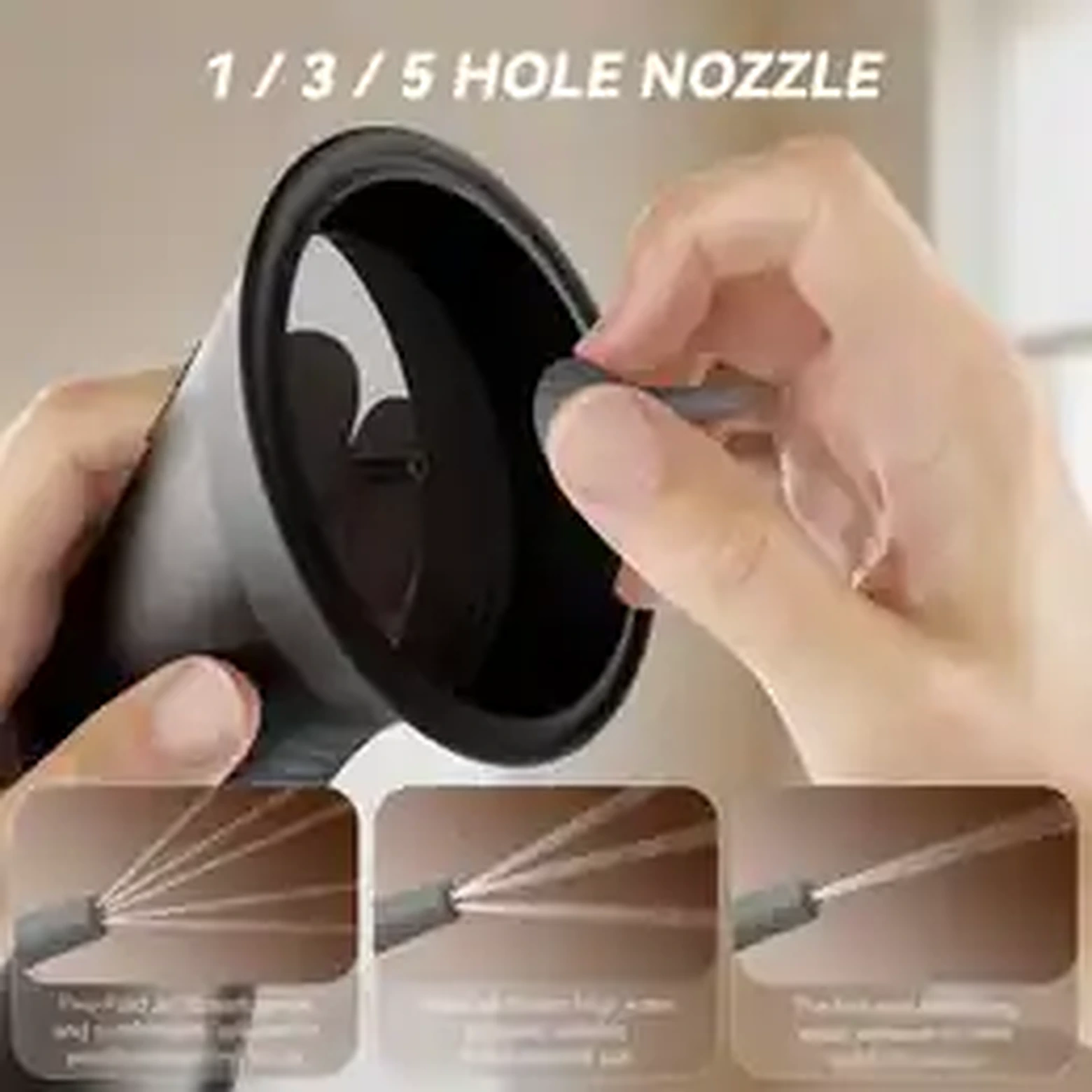 Ear cleaner nozzle options