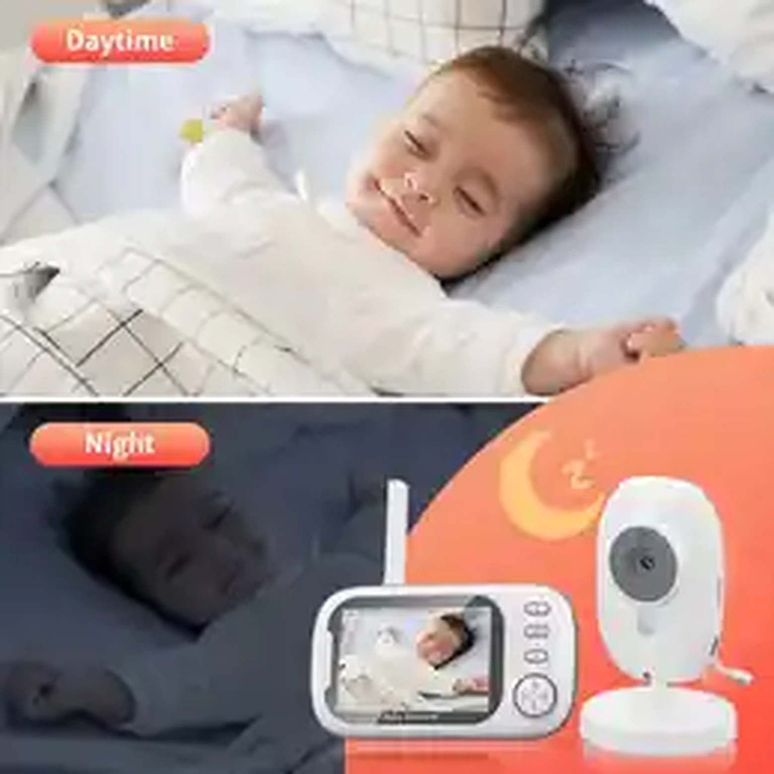 Cdycam baby monitor daytime and night vision