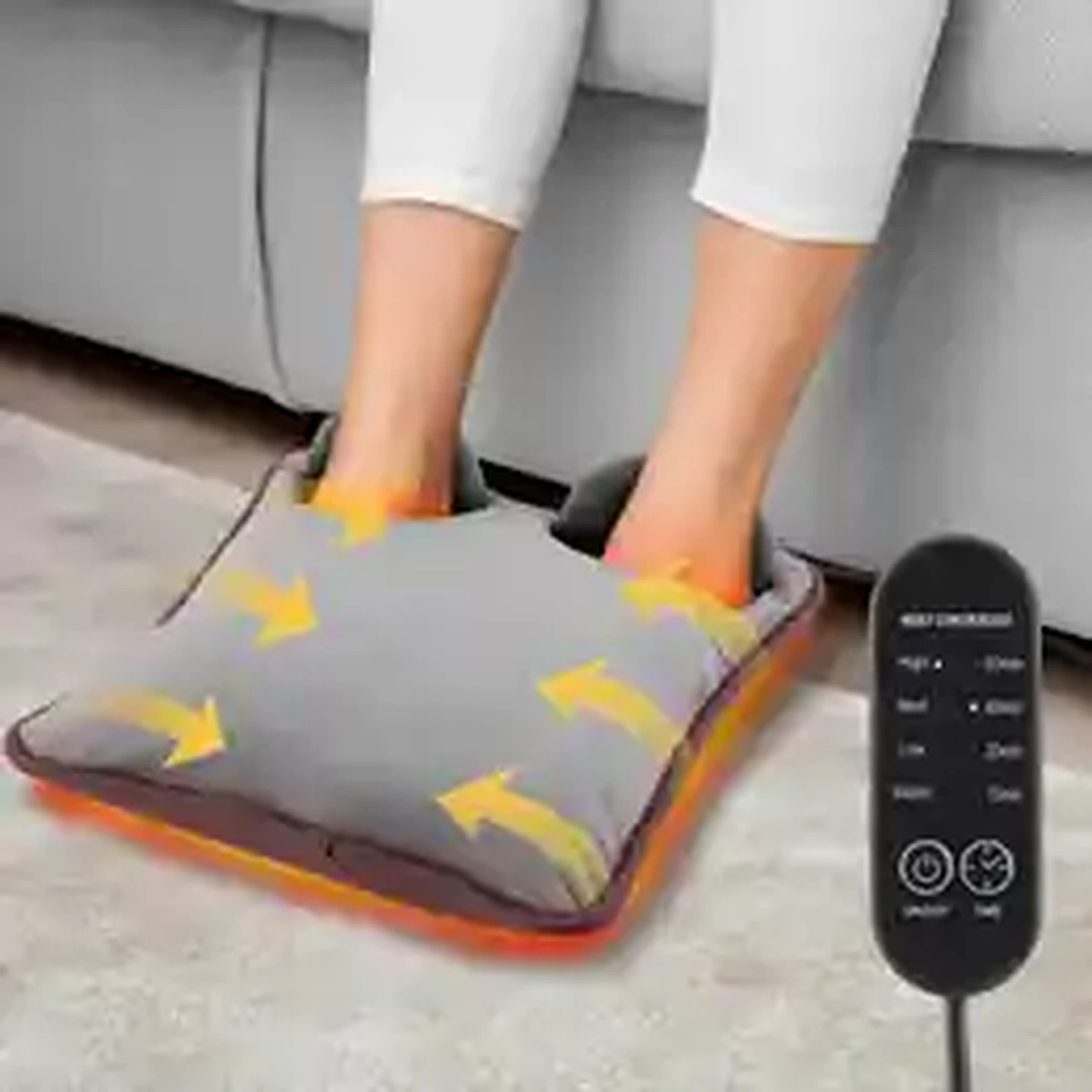 Foot heating pad warming feet with controller