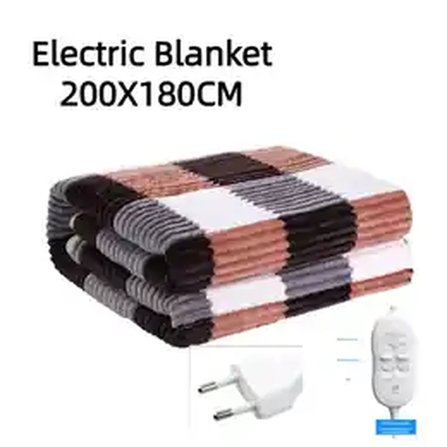 Plaid 200x180cm electric blanket with controller