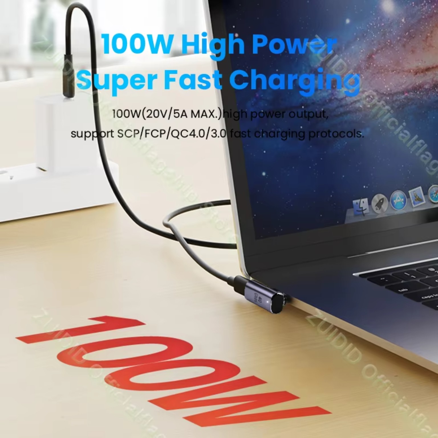 USB4.0 adapter 40Gbps data sync