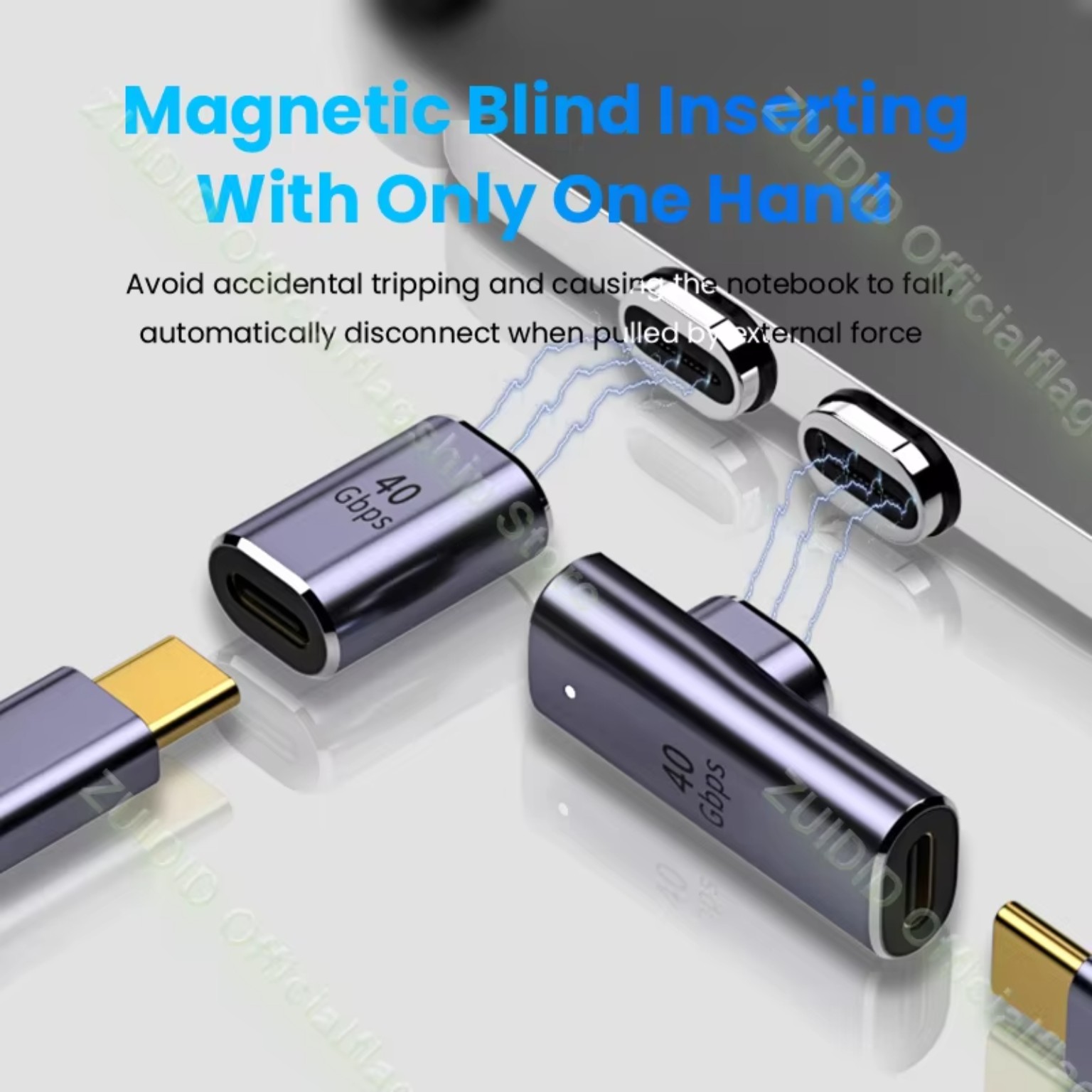 USB4.0 100W fast charging adapter