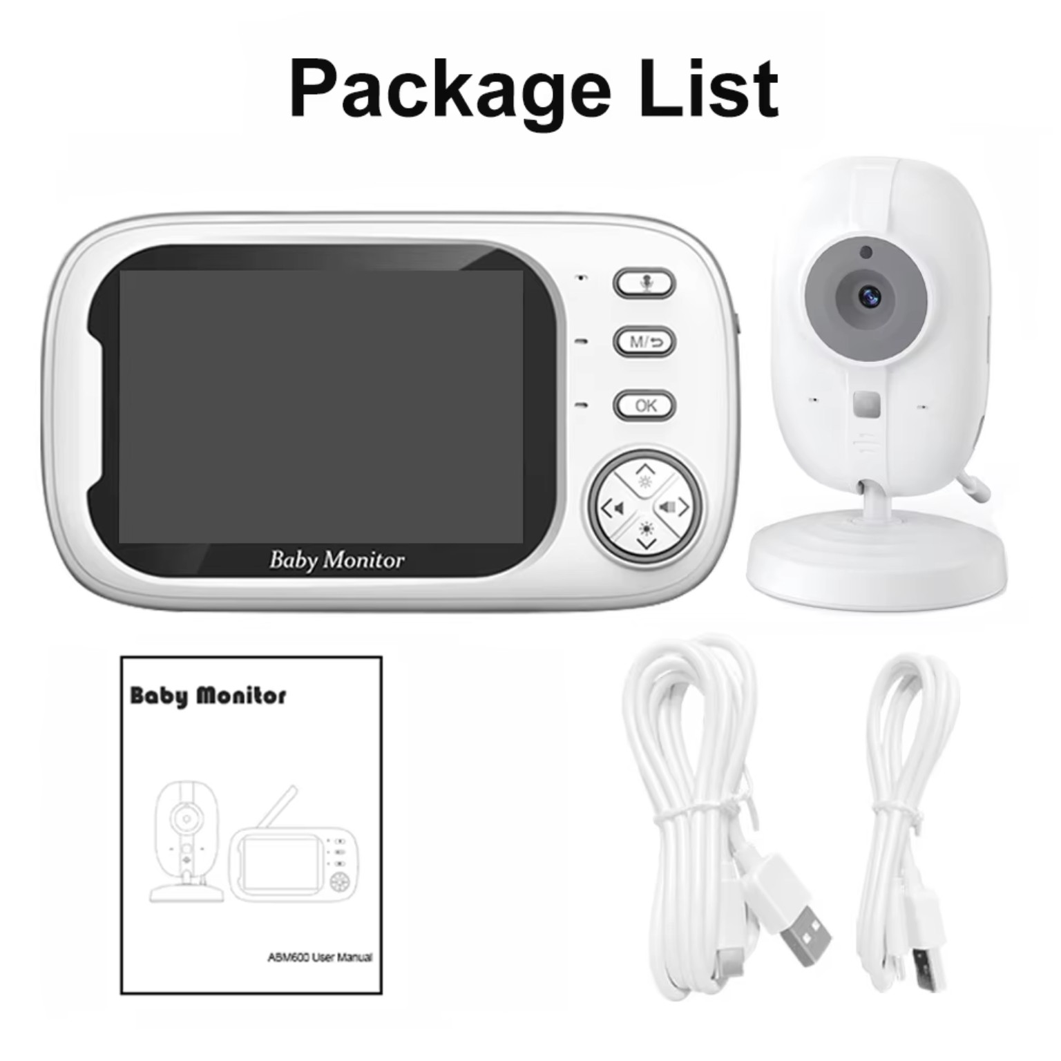 Cdycam baby monitor two way audio