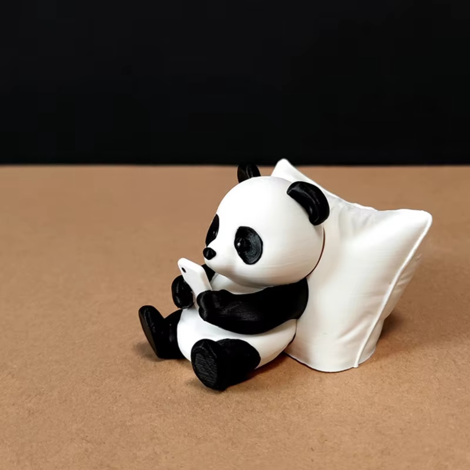Panda ornament close-up