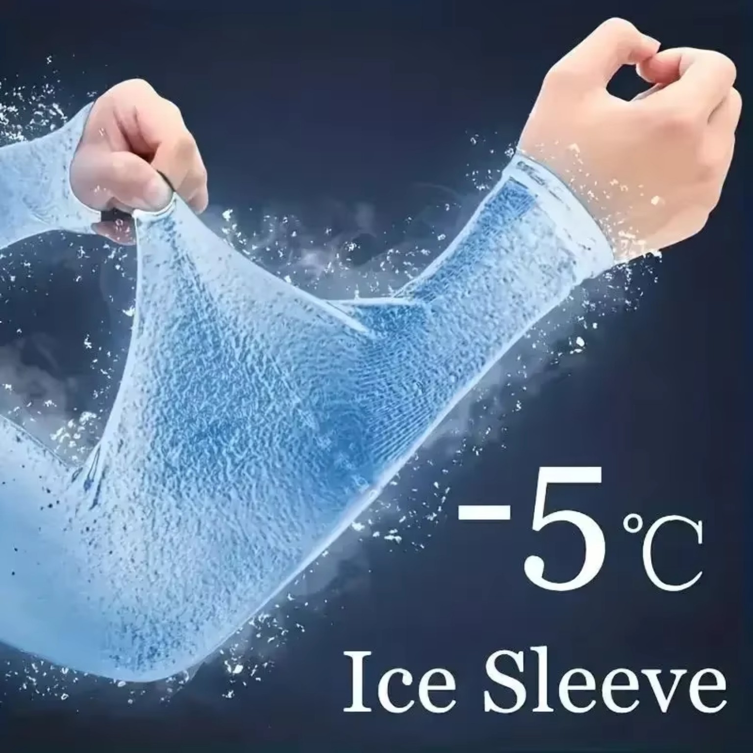 Cooling arm sleeves for men and women summer sun protection
