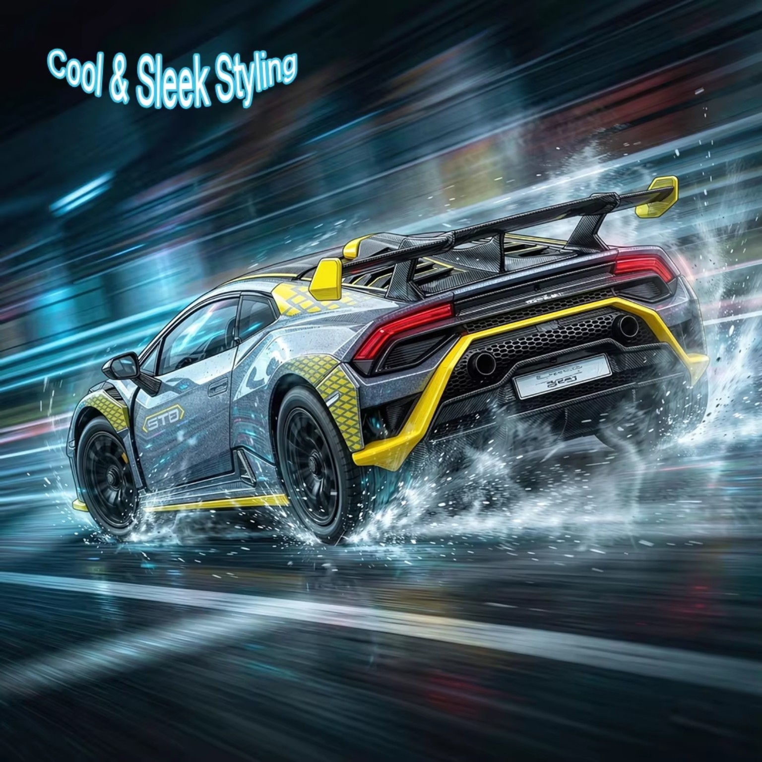 Lamborghini Huracan STO rear view
