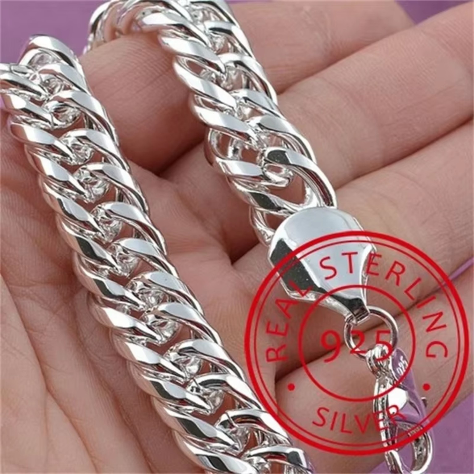 925 Sterling Silver Noble Chain Bracelet product image
