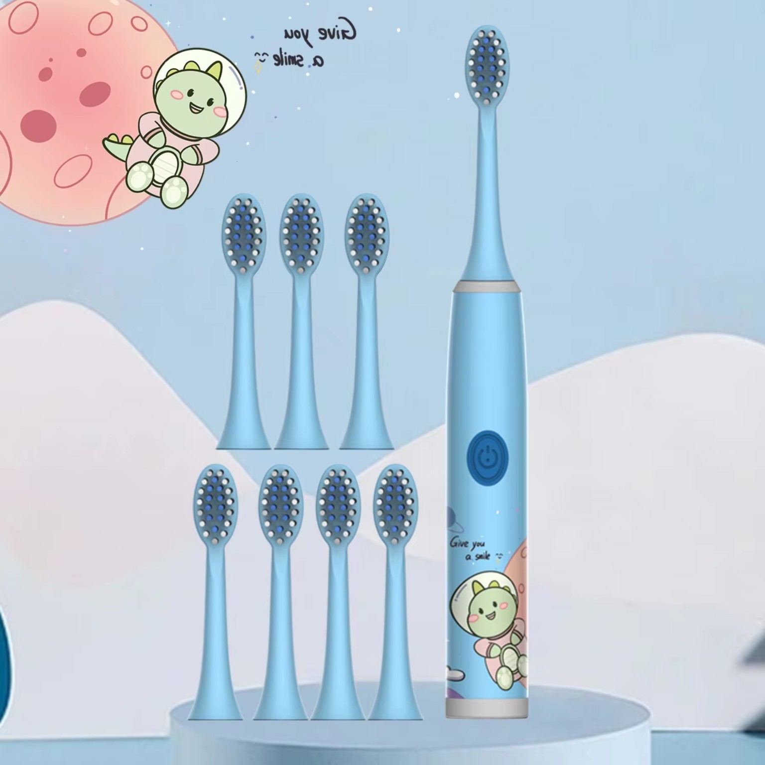 Kids Cartoon Electric Toothbrush – Soft Bristles product image