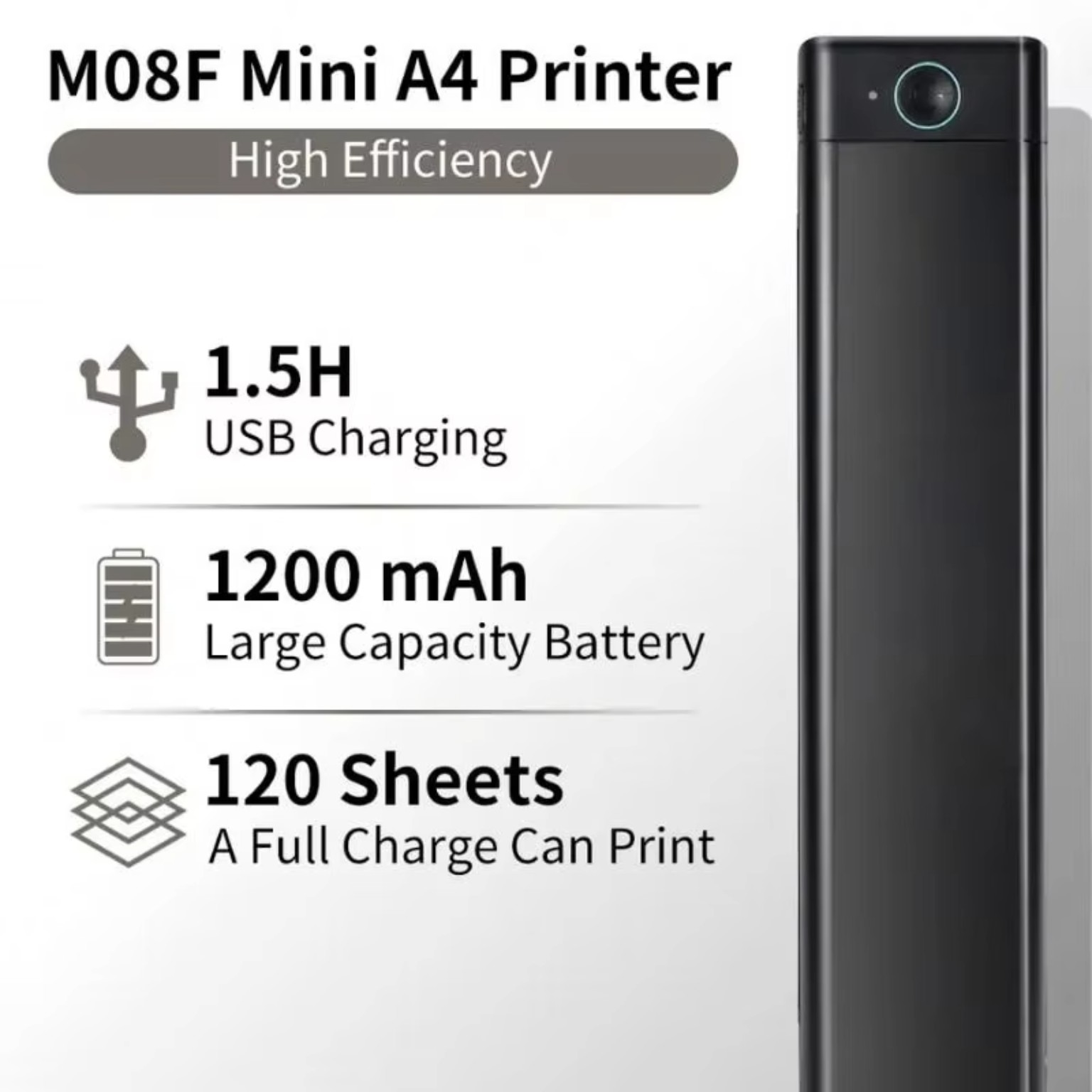 Phomemo M08F Mini A4 Portable Printer • Wireless & Inkless product image