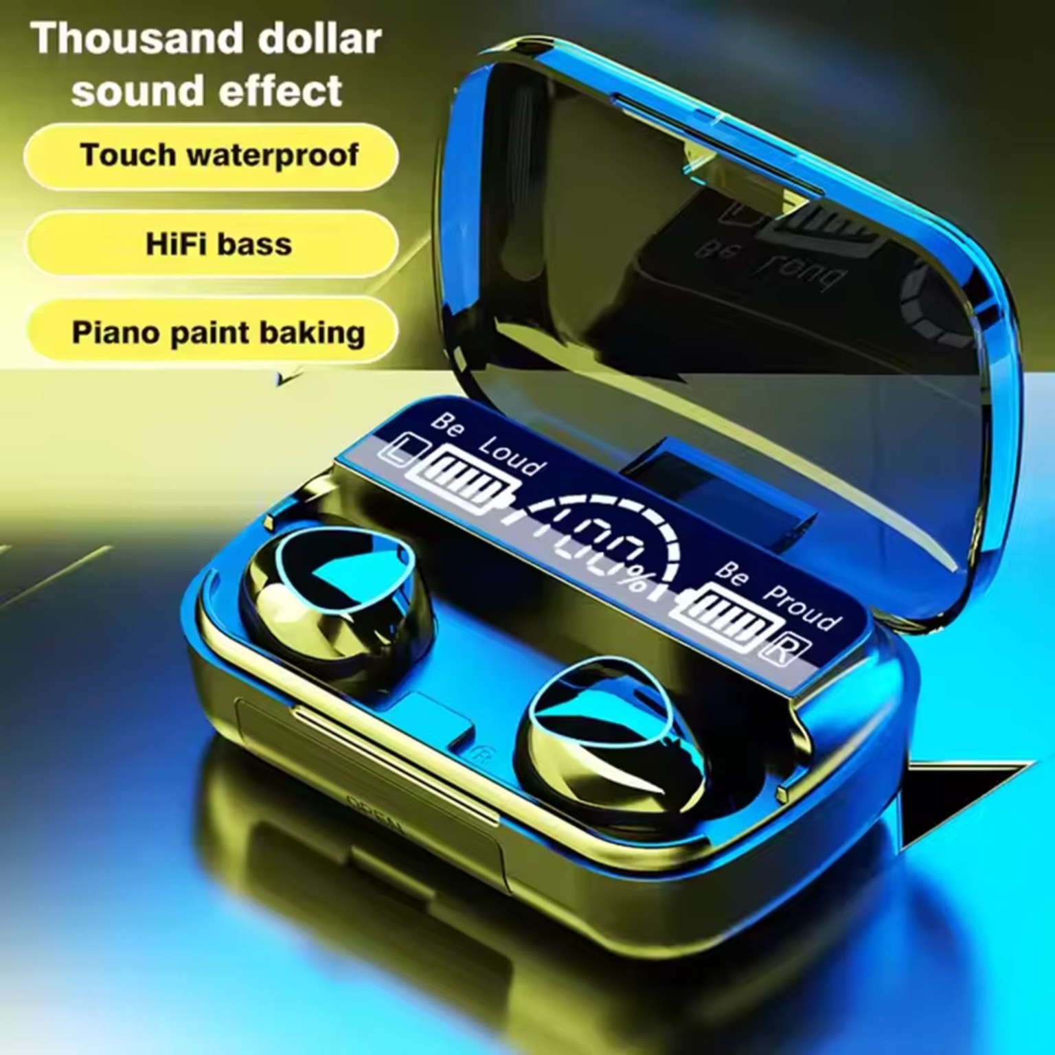 M10 Wireless Earbuds with Power Bank Charging Case