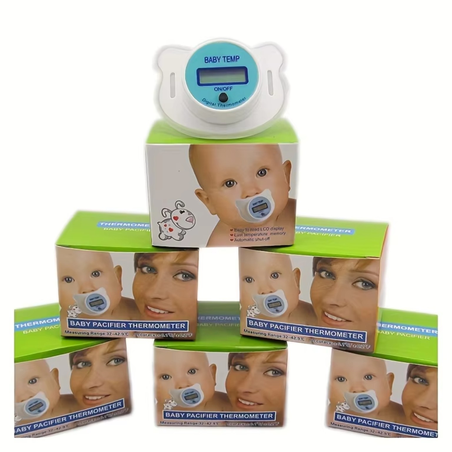 Baby Electronic Pacifier Thermometer – Digital product image