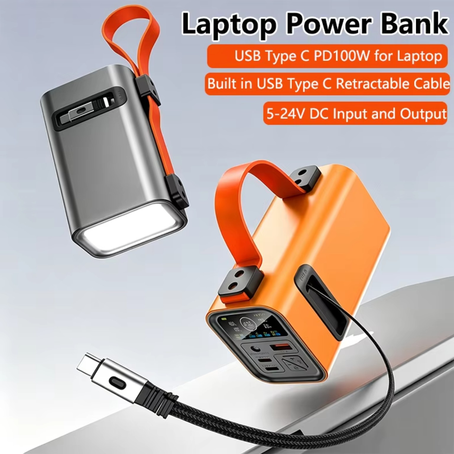 30000mAh Laptop Power Bank • USB-C PD 100W Fast Charging product image