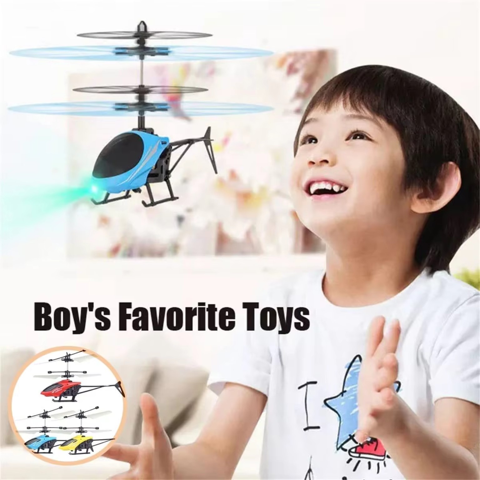 Rechargeable mini RC helicopter toy with remote control