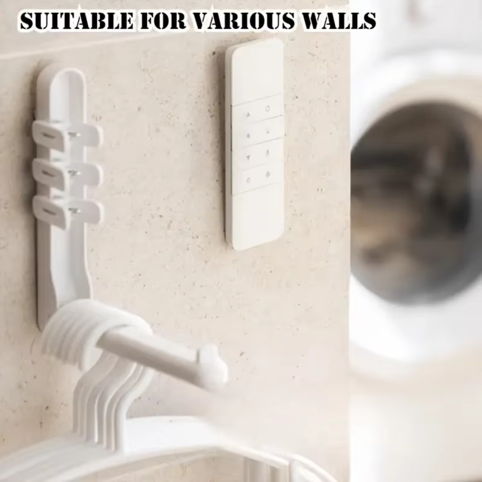 3pcs No-Drill Magnetic Remote Holder product image