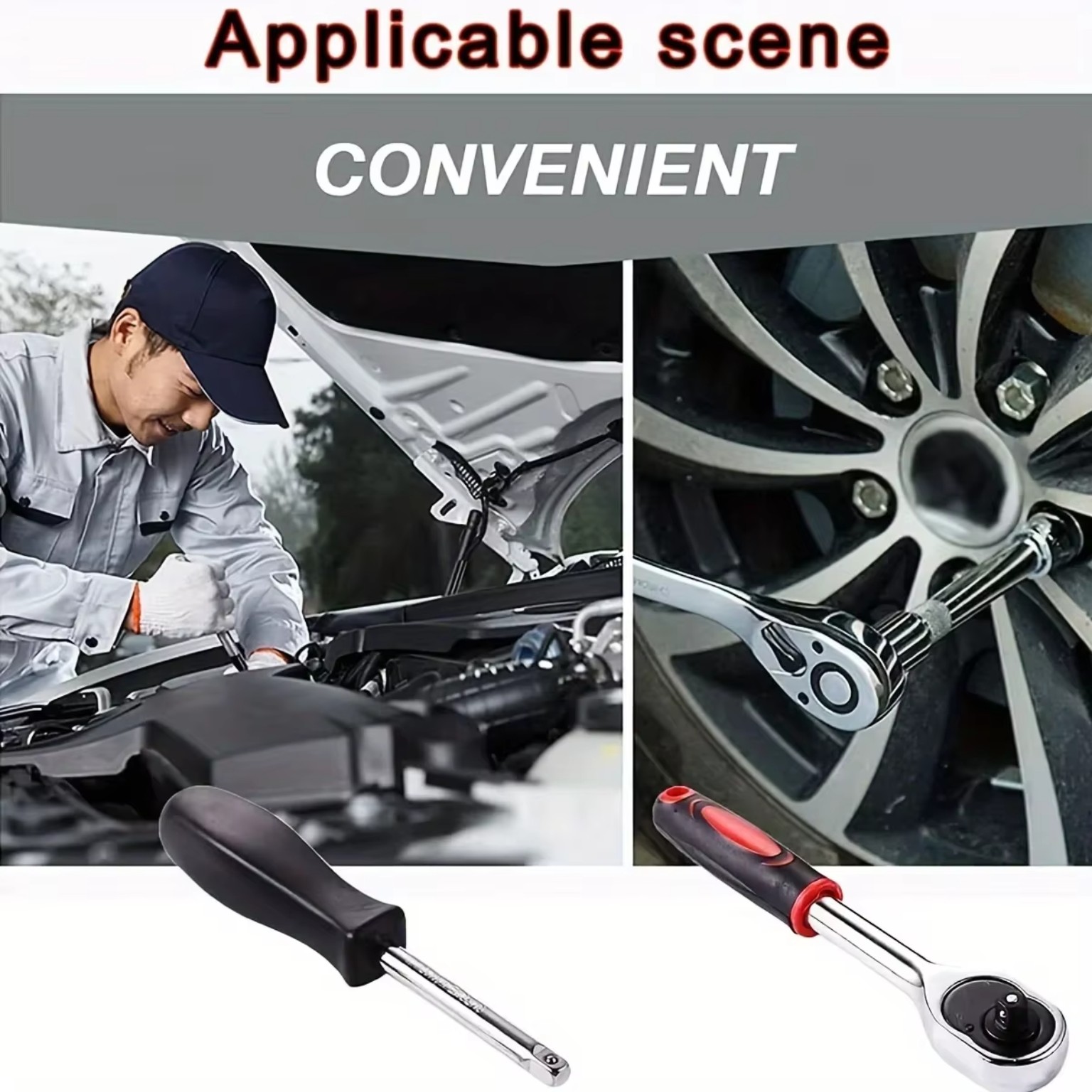 46Pcs Family Tools 1/4 Mechanic Tool Set product image
